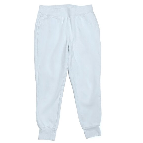 Aritzia TNA Cozy AF Fleece Mid-Rise Boyfried Joggers Pale Blue - Picture 3 of 6
